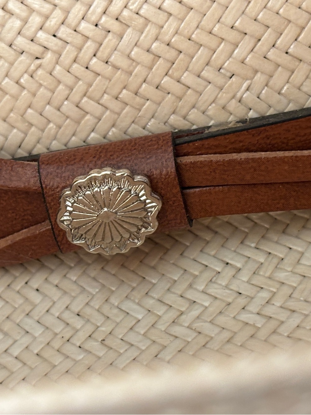 Rare Vintage Stetson Alamo or Grant 5X Shantung Straw Hat - excellent condition! - Picture 16 of 16